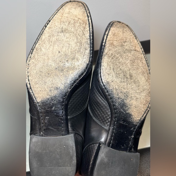 WORN LOUIS VUITTON MEN’S DRESS SHOES LACE UP. US SIZE 10.5, LV SIZE 9.5 - Picture 5 of 5